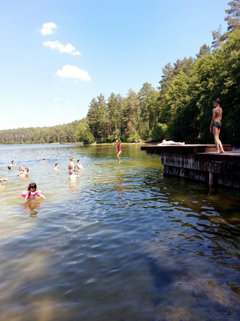 Jezioro Jasień - jego siedem wysp i kąpieliska